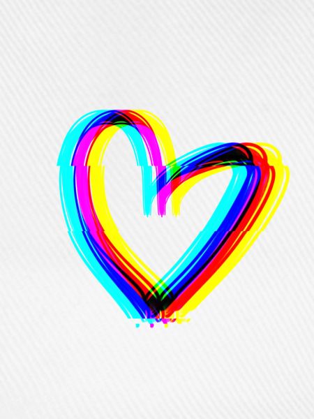herz effekt 3d symbol liebe