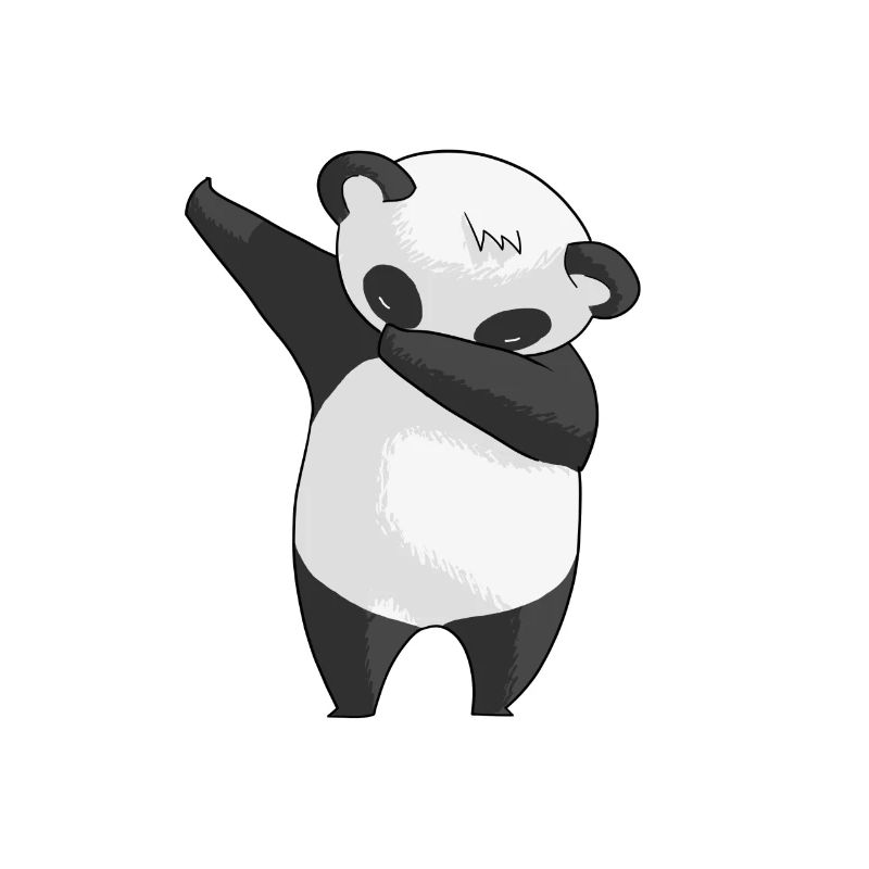 Dancing Panda Bear Panda - Bear Dabbing Dancing