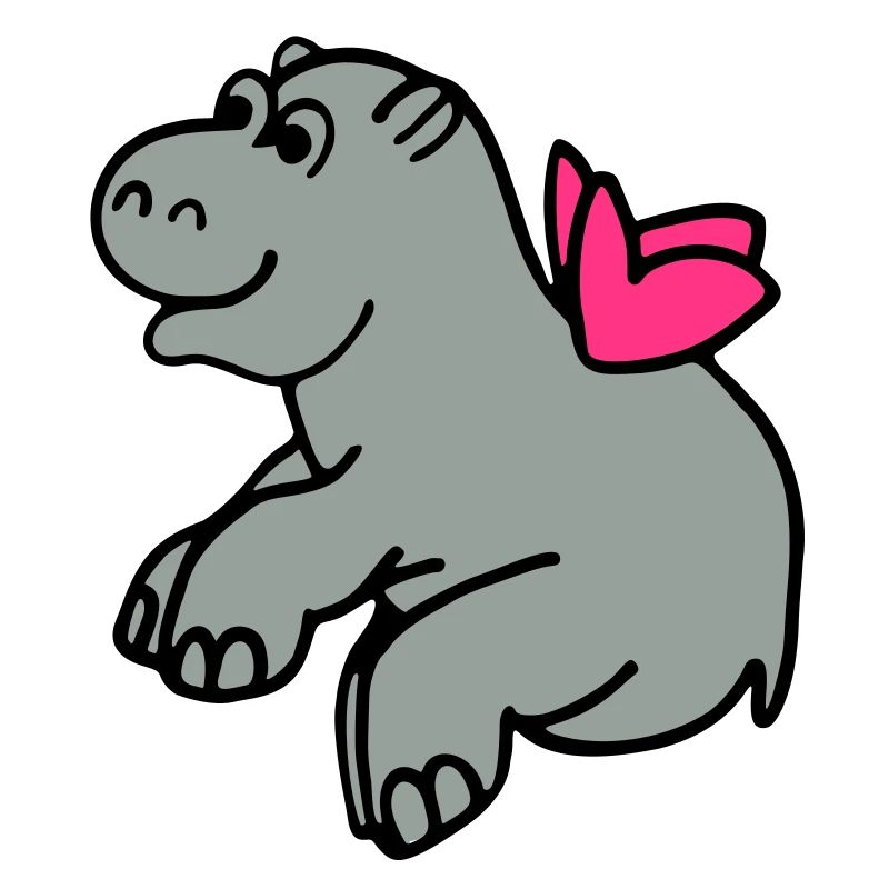 Fliegendes Nilpferd
