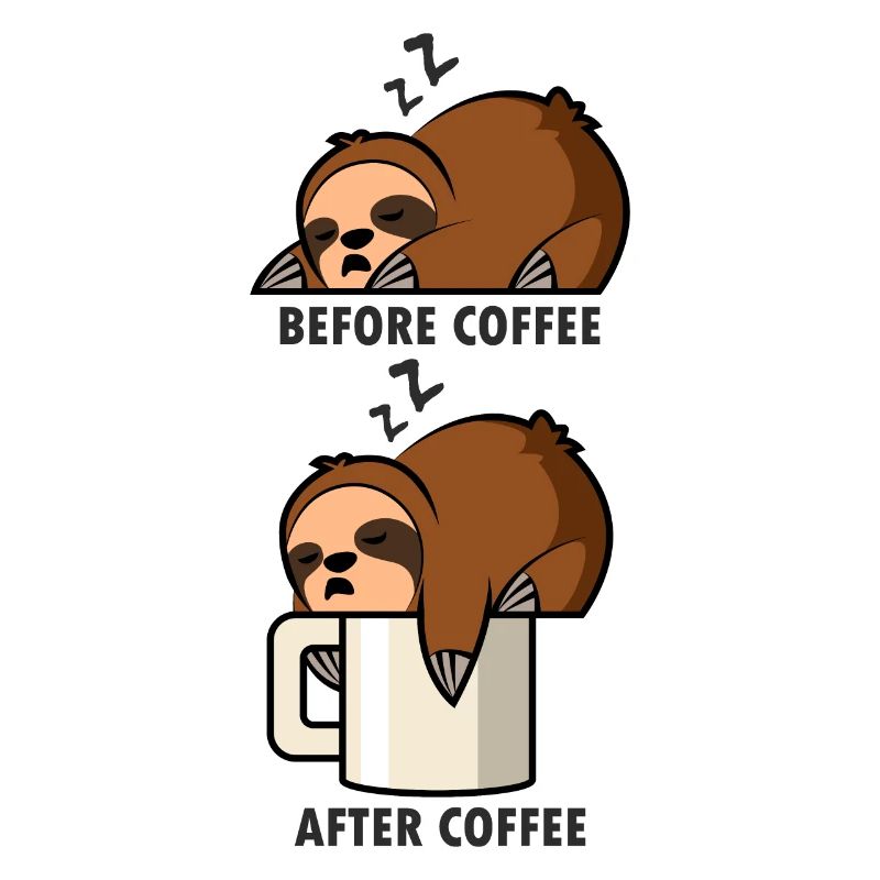 Faultier Kaffee