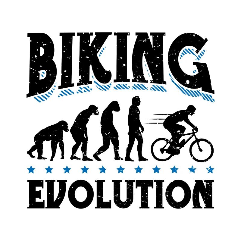 Evolution Biking Cycliste Cyclisme Cyclisme Vélo
