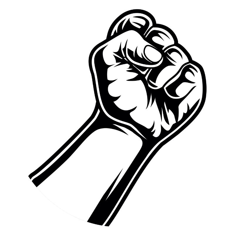 Fist lifted
