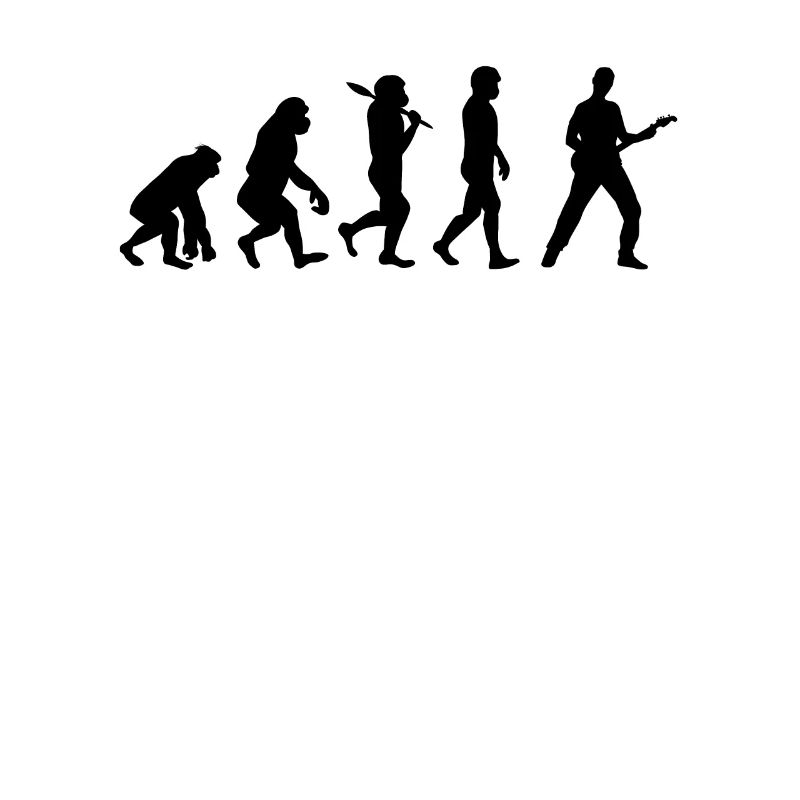 Music guitar evolution gift idea