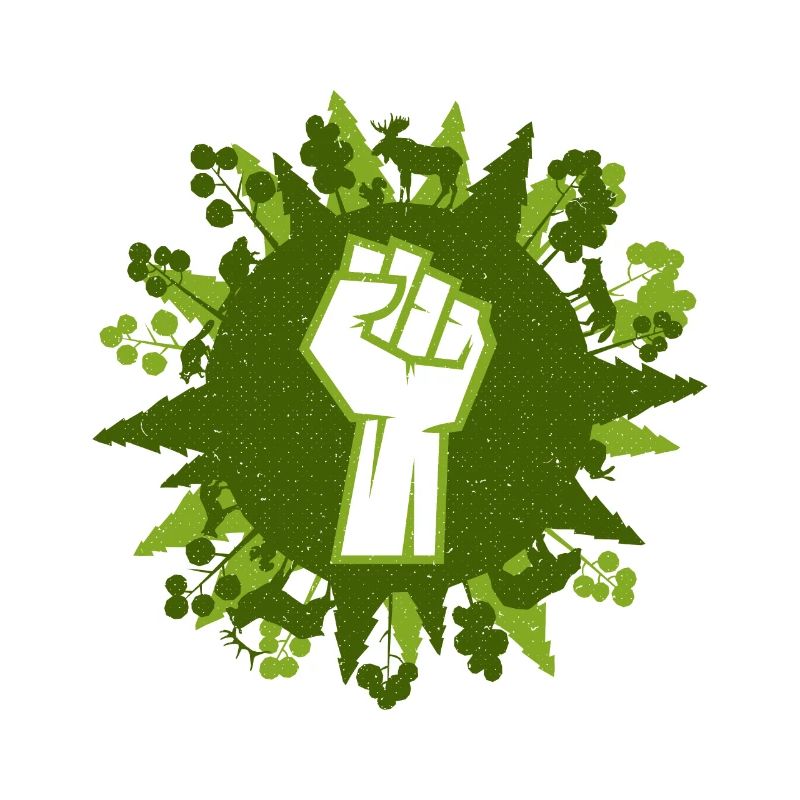 Eco friendly protest