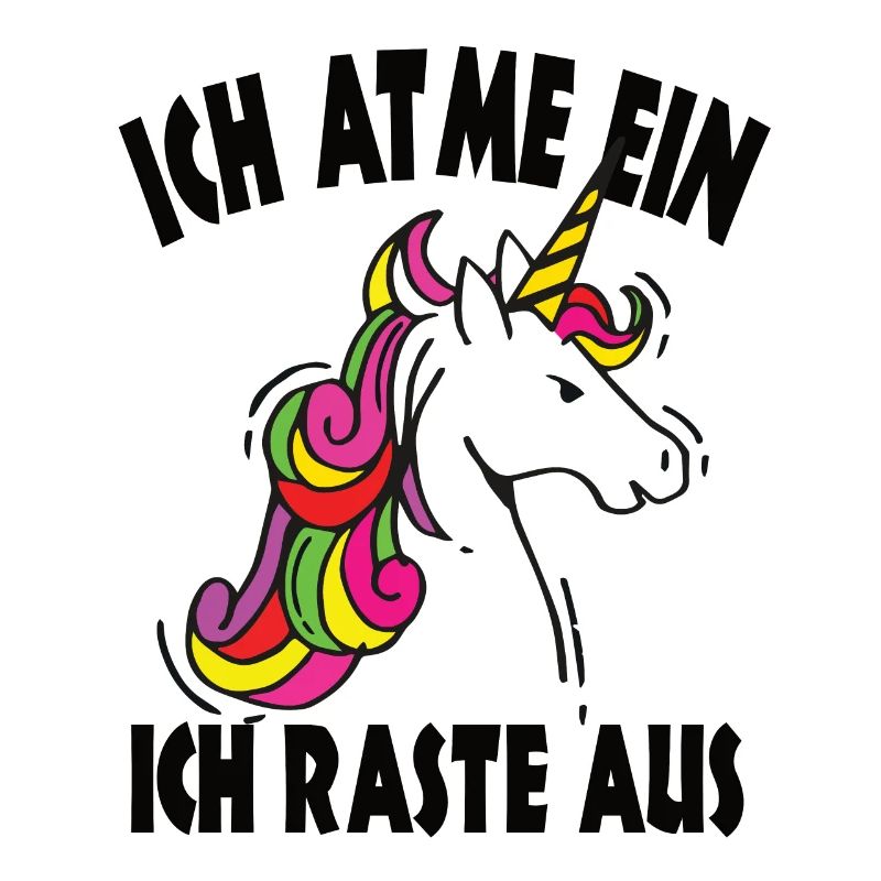 Ich atme ein raste aus Einhörner