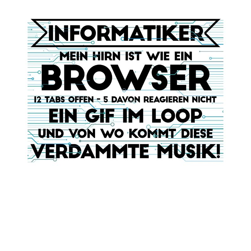 Informatiker Informatik Programmierer Nerd Geek