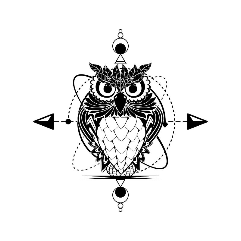 Eule Tattoo