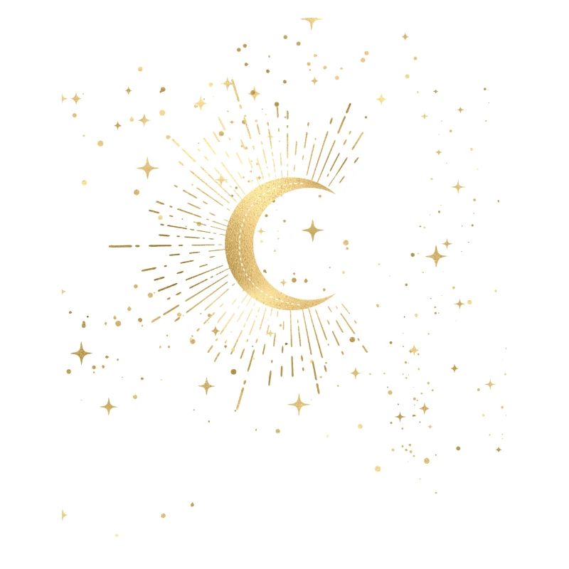 Mond mit Sternenhimmel Geschenk