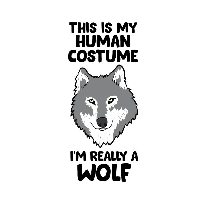 Wolf Liebhaber Geschenk Ich Bin Wirklich Ein Wolf