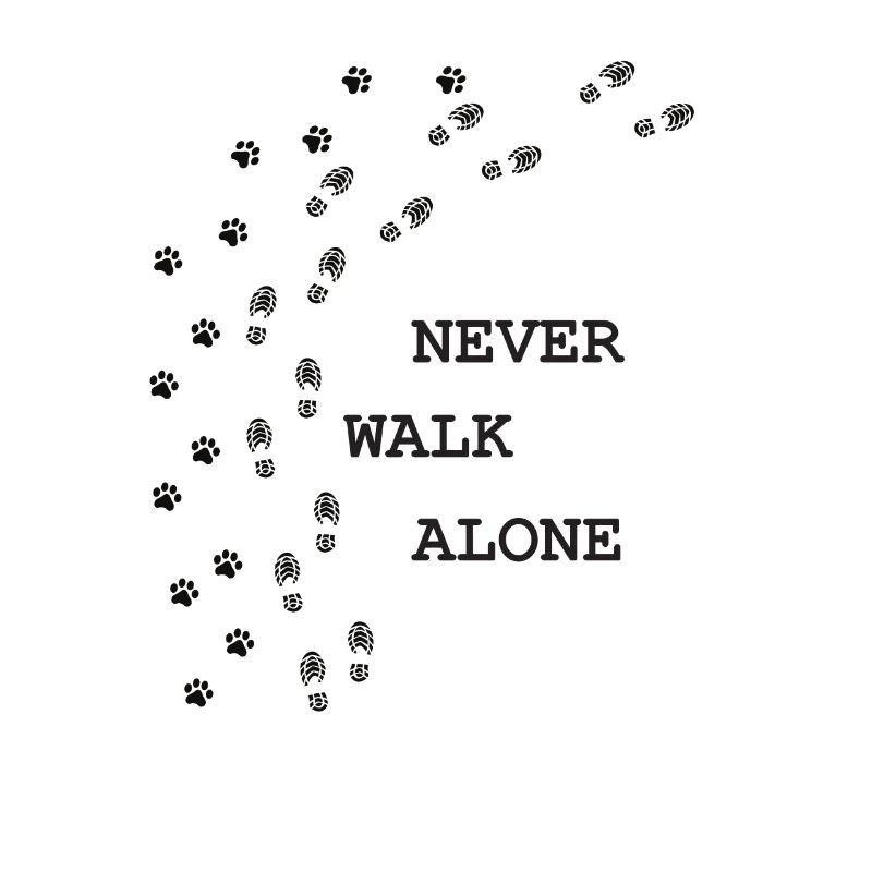 never walk alone; Hund