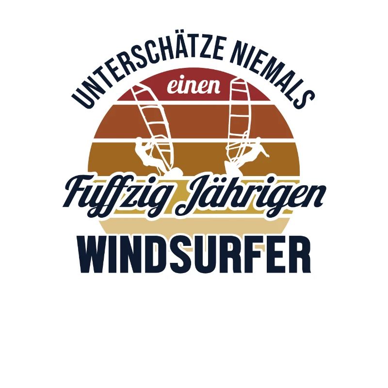 Fuffzig Jähriger Windsurfer Windsurfer Surfer