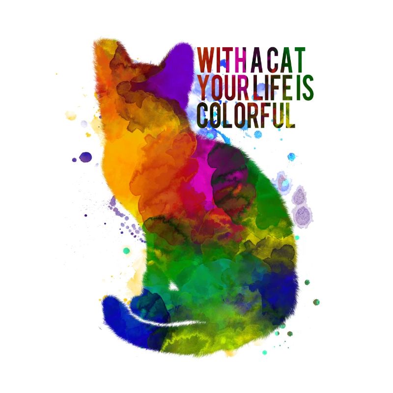 Bunte Katze
