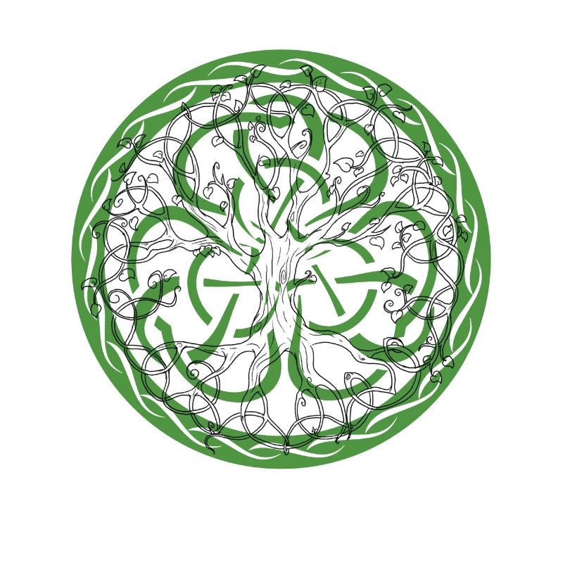 Celtic Ireland Viking Celtic Knot Pattern Tree