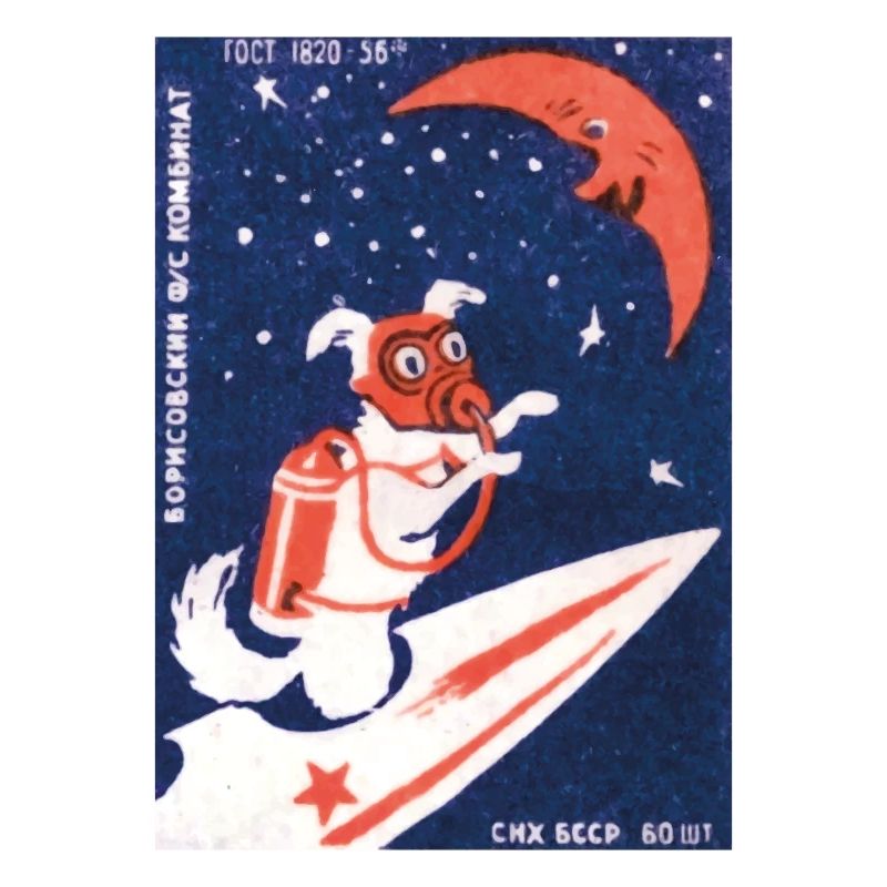 Laika URSS URSS Chien de l’espace cadeau Russie