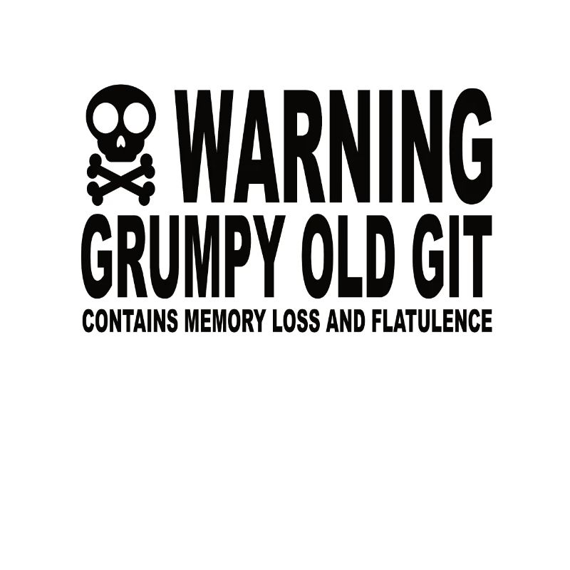 Warning Grumpy Old Git
