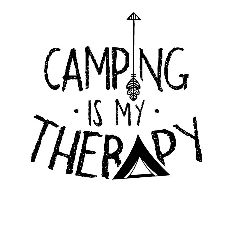 Camping is my therapy Camper Camping Camper
