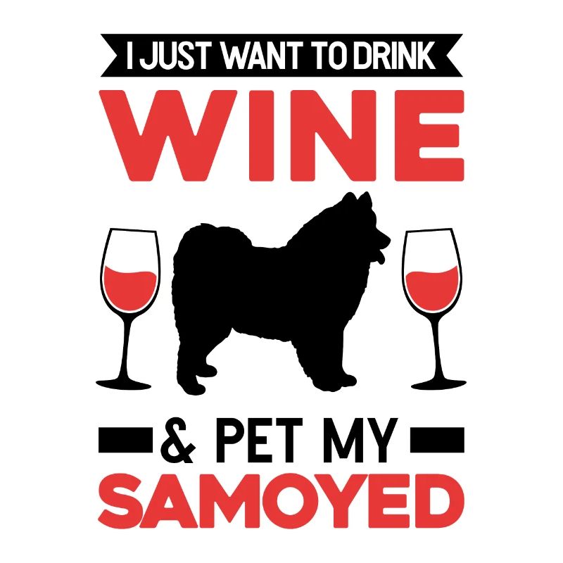 Samoyèdes et vin