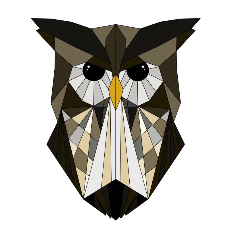 Eule geometrisch