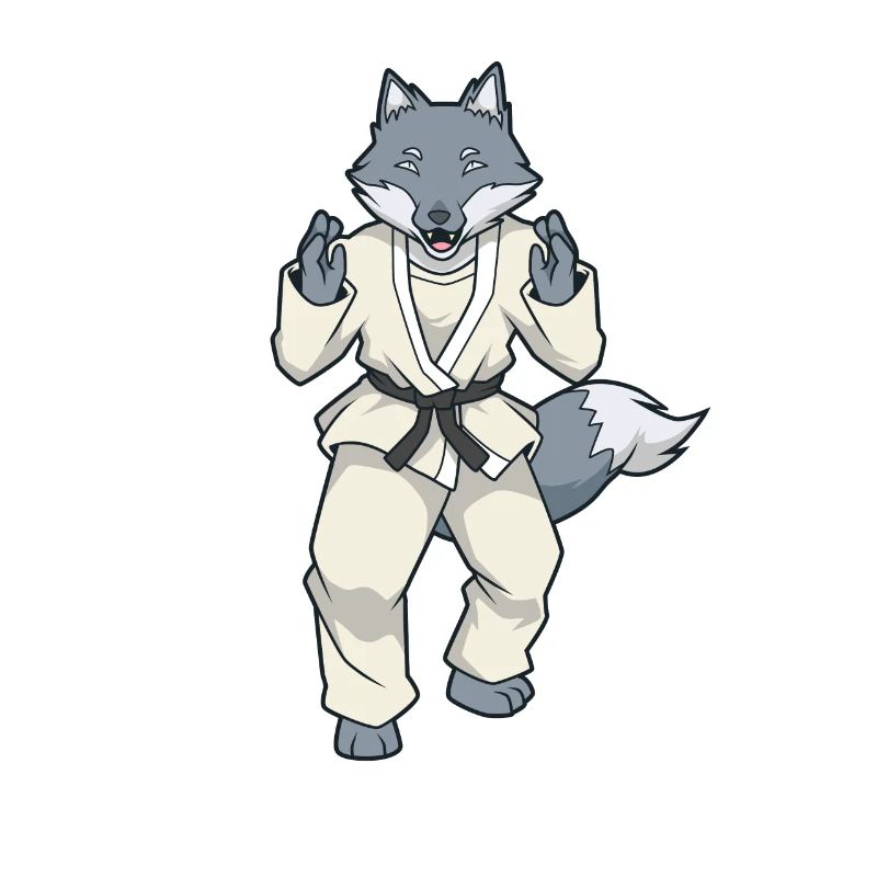 Comic Wolf makes judo