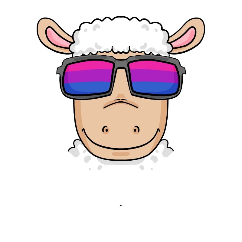 Bisexual sheep - sheep with glasses