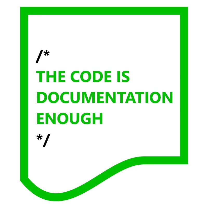 THE CODE IS DOCUMENTATION ENOUGH – hell