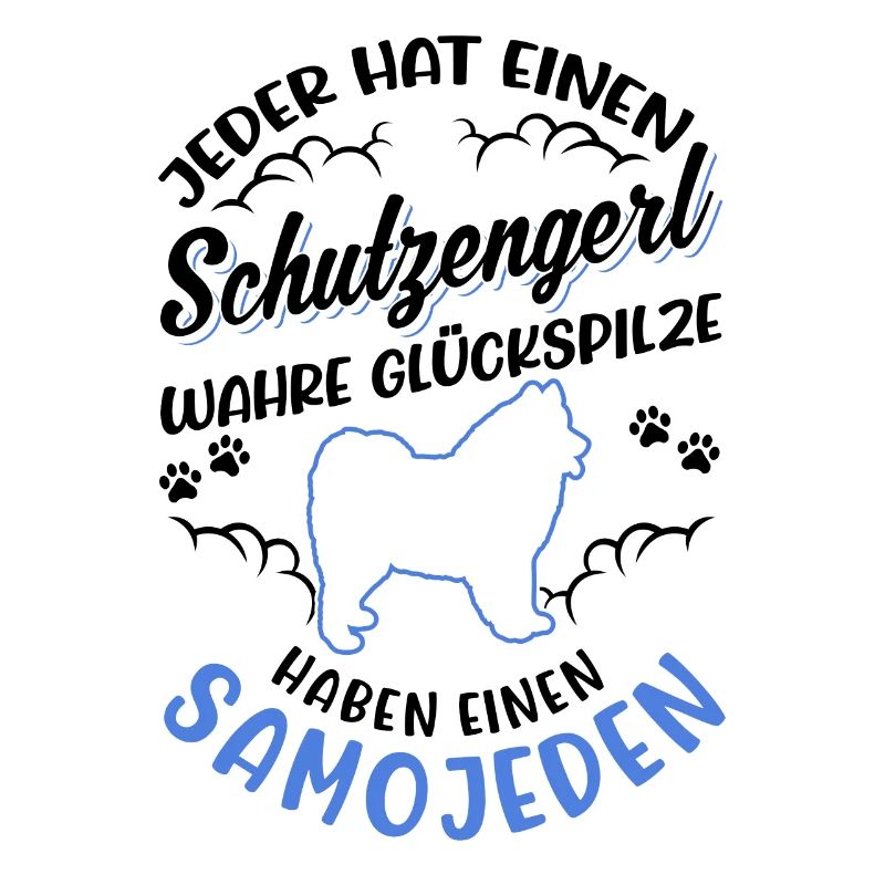 Samojede Schutzengel Schlittenhund Samojeden