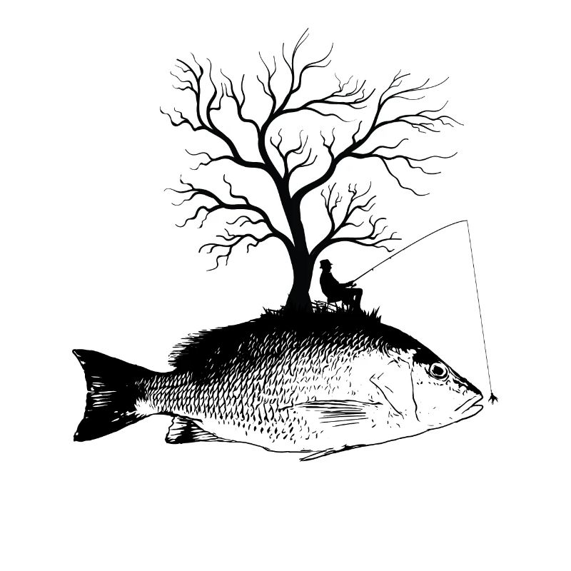 Graphic Tree - Fish Redfish