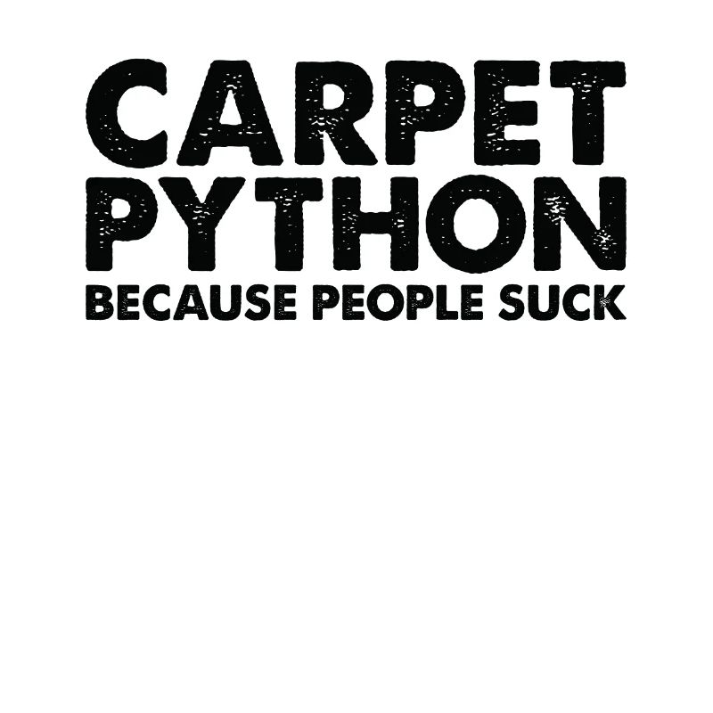Leute Saugen Teppich-Python-Schlange