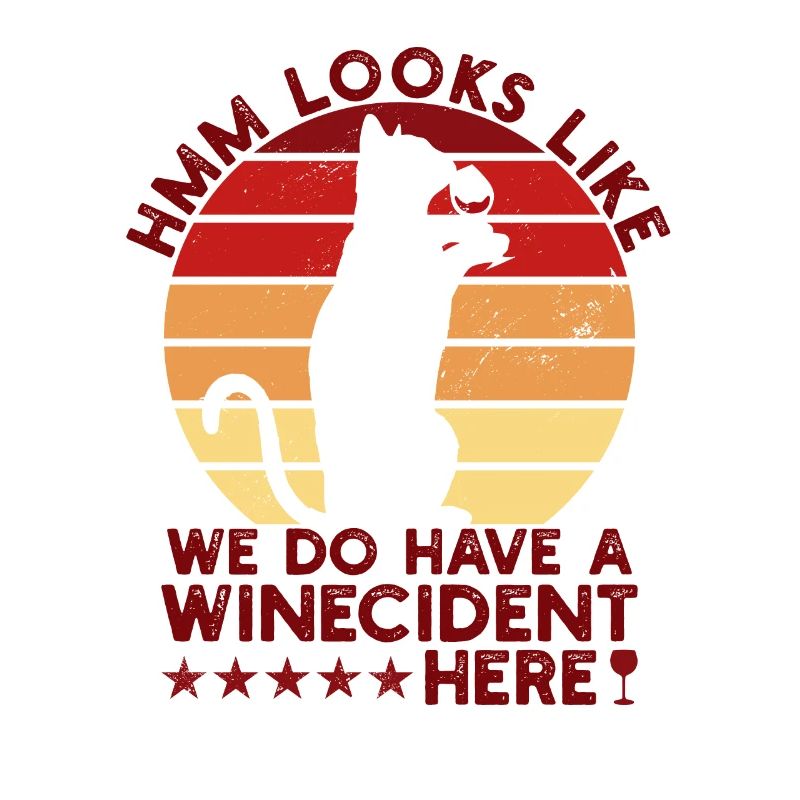 On dirait que nous avons un chat de vin drôle de winecident