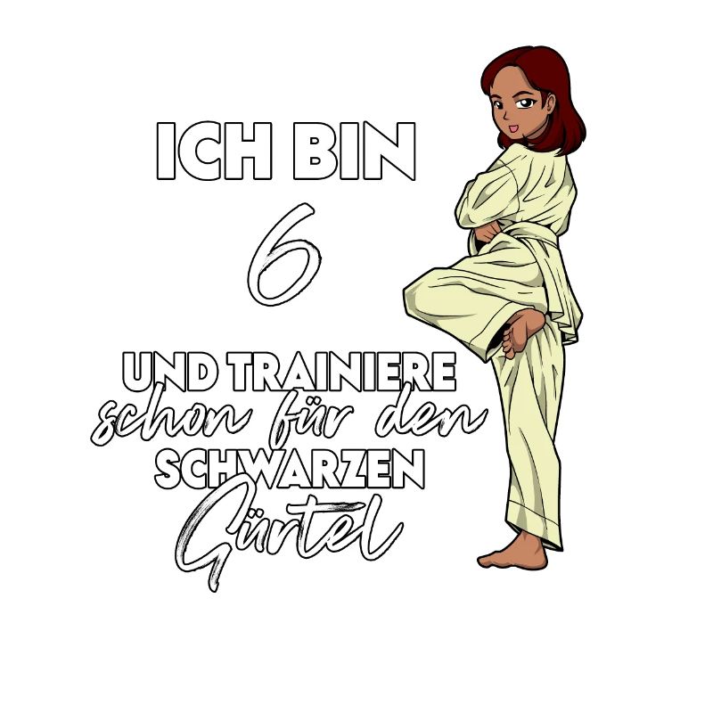 Ich bin 6 - Mädchen Karate