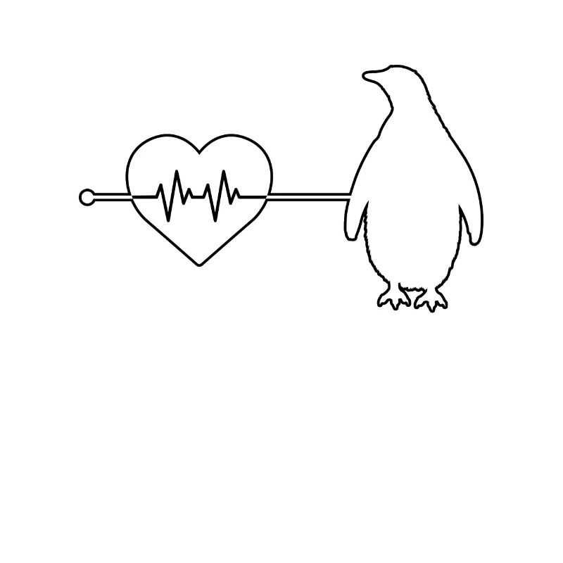 Pinguin Herzschlag