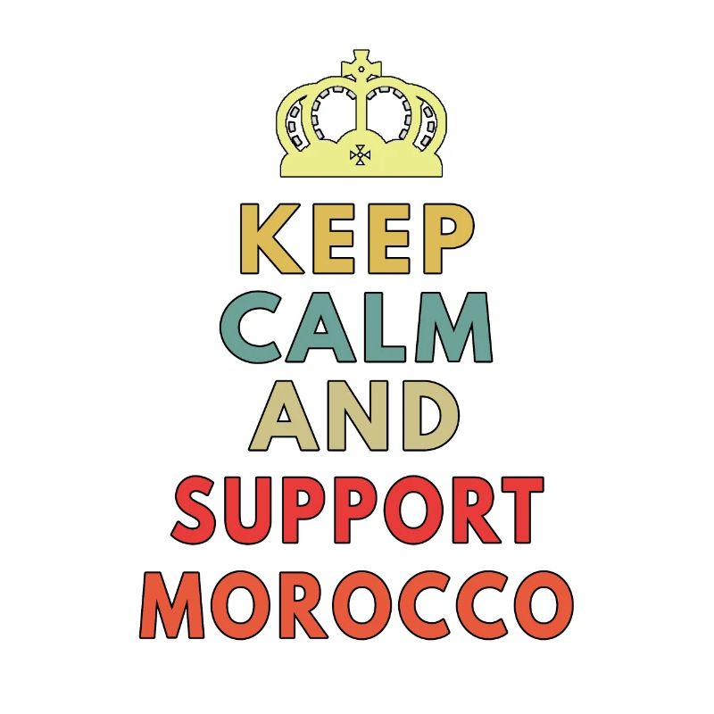 keep calm and support morocco