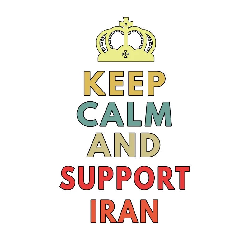 keep calm and support iran
