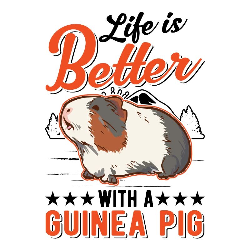 La vie est meilleure avec un cochon d’Inde