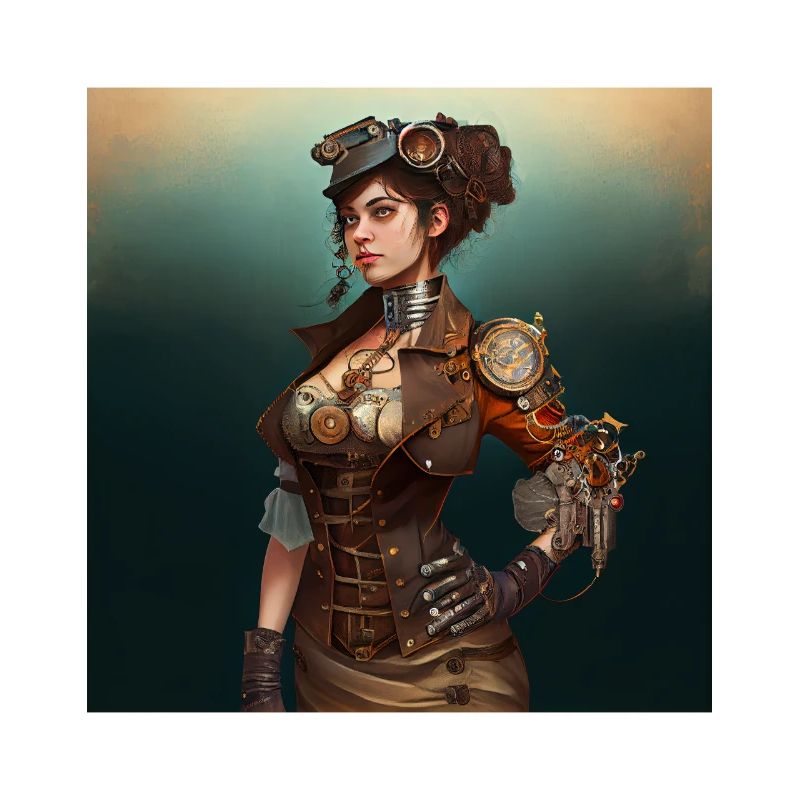Steampunk Sci-Fi character