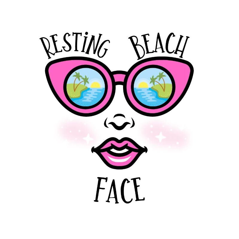 Resting Beach Face - Beach Lovers
