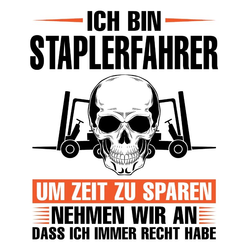 Staplerfahrer Beruf Gabelstaplerfahrer Geschenk