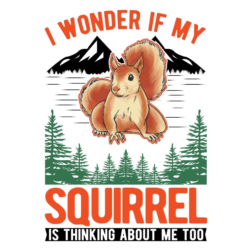 Eichhörnchen Geschenk Grauhörnchen Squirrel