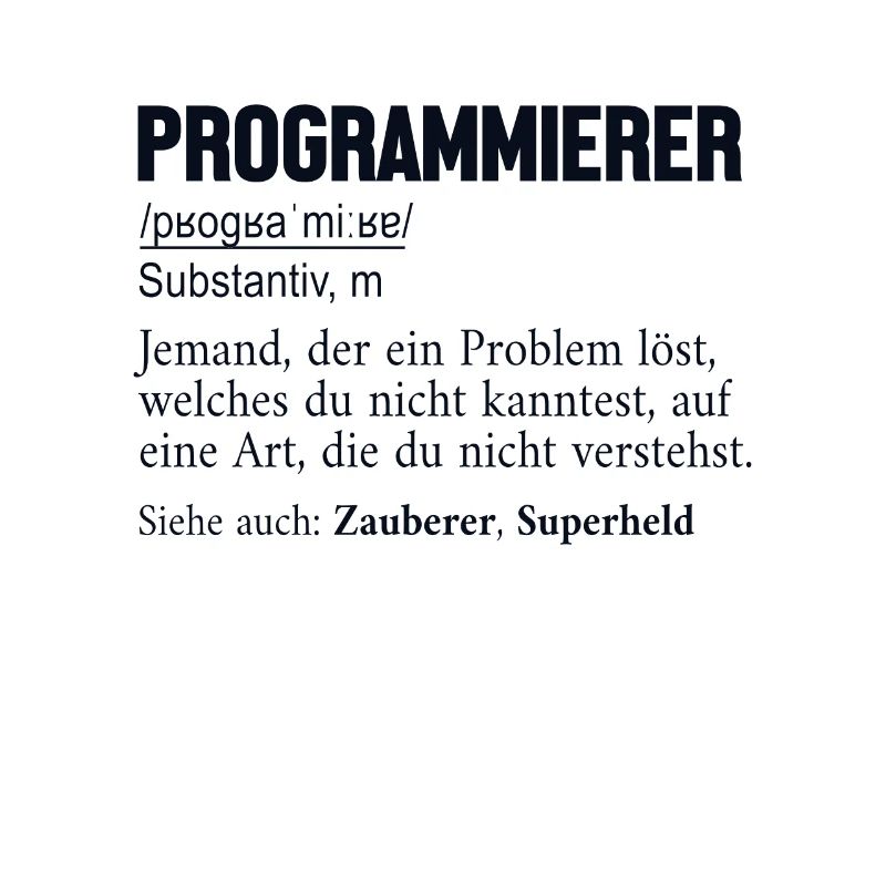 Programmierer Definition Developer Coder