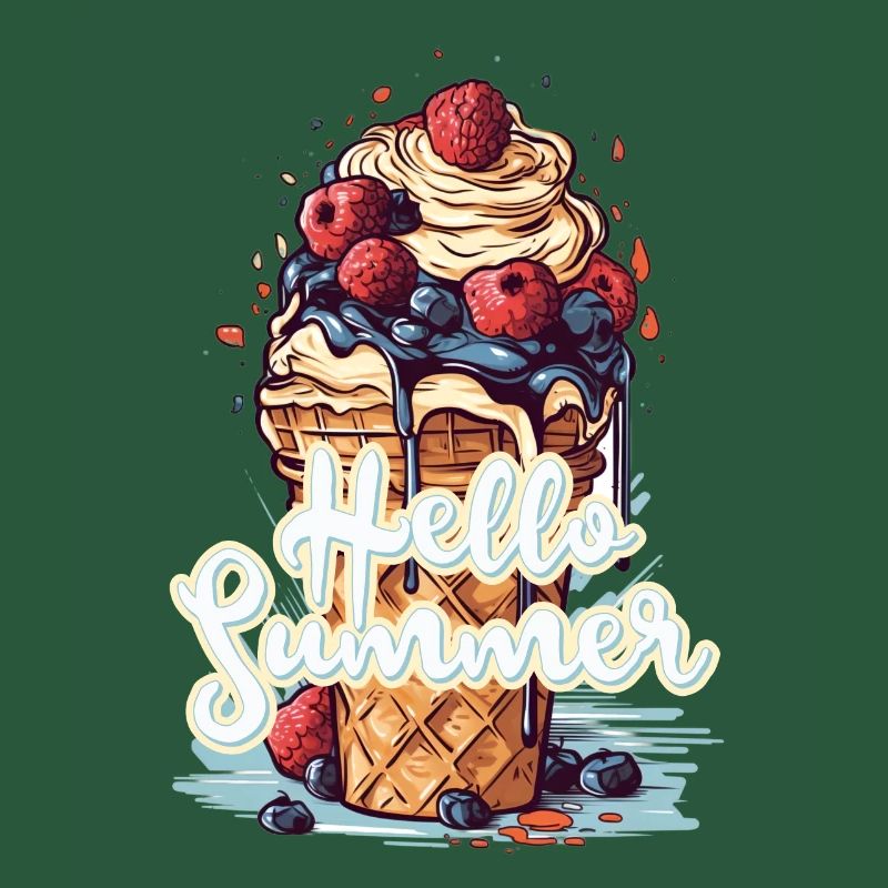 Hello Summer Eis Eiscreme Eisdiele