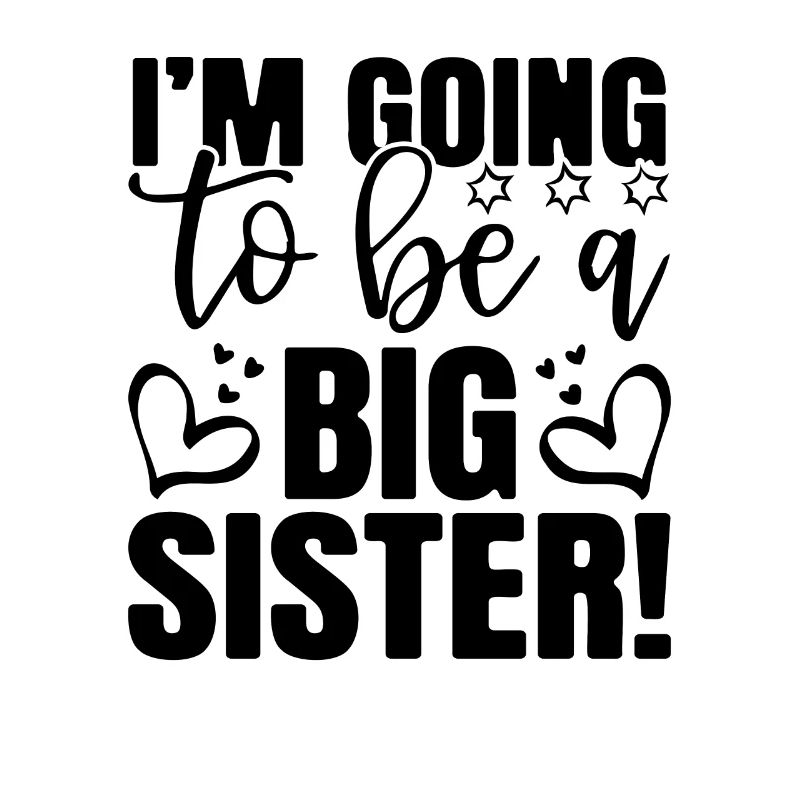 Ich werde eine gro�e Schwester neue gro�e Schweste