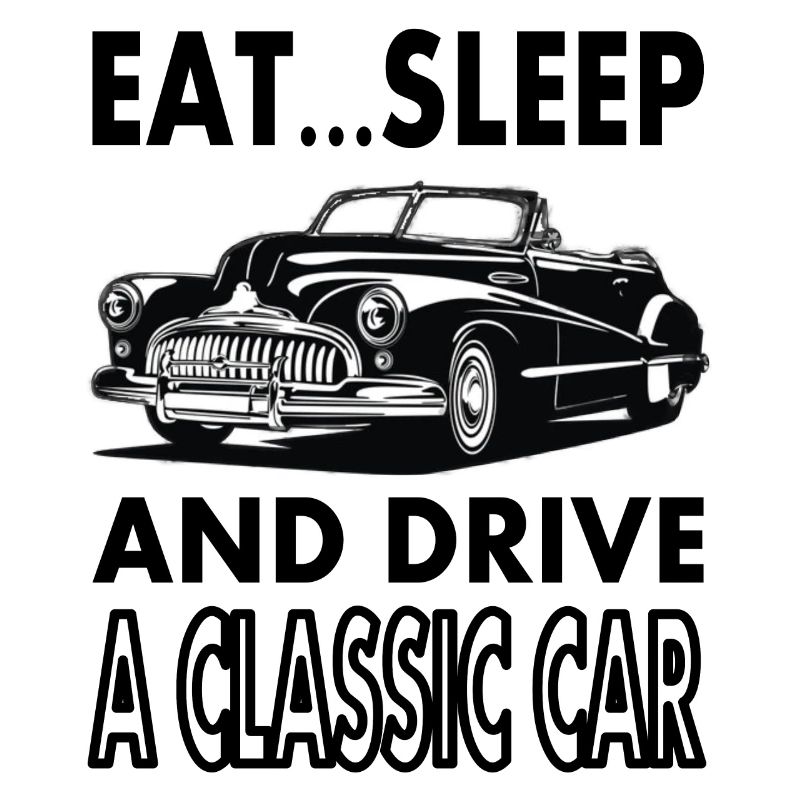 classic car Oldtimer cooles Auto Turbo Geschenk