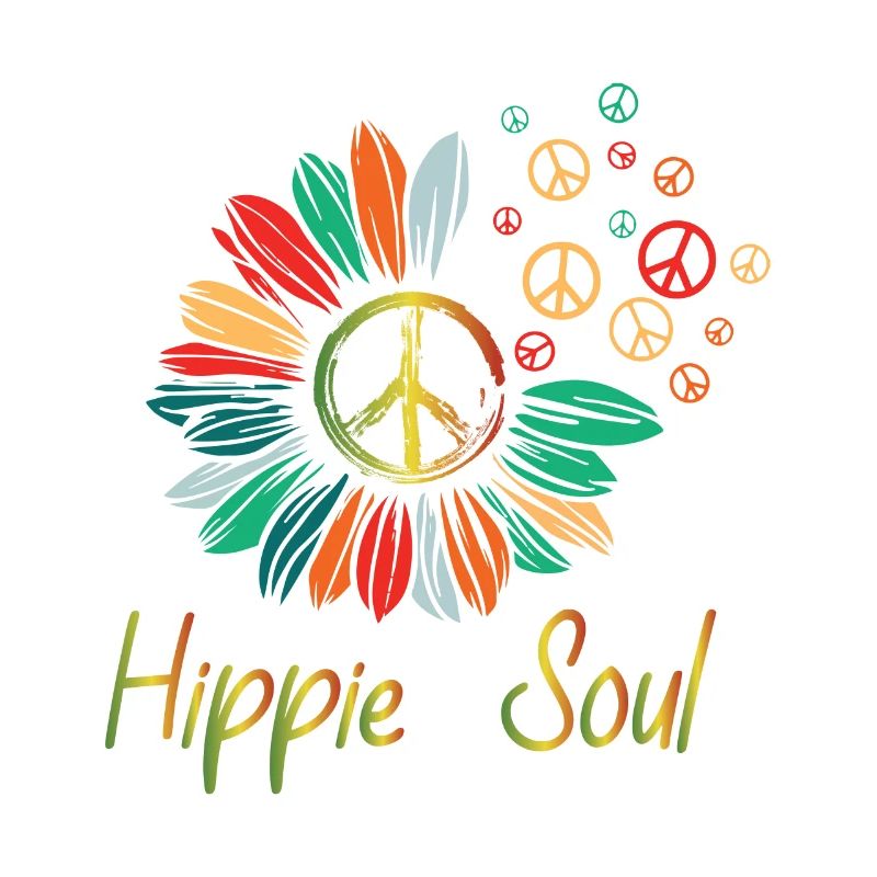 Hippie Karneval Kostüm Geschenk Peace