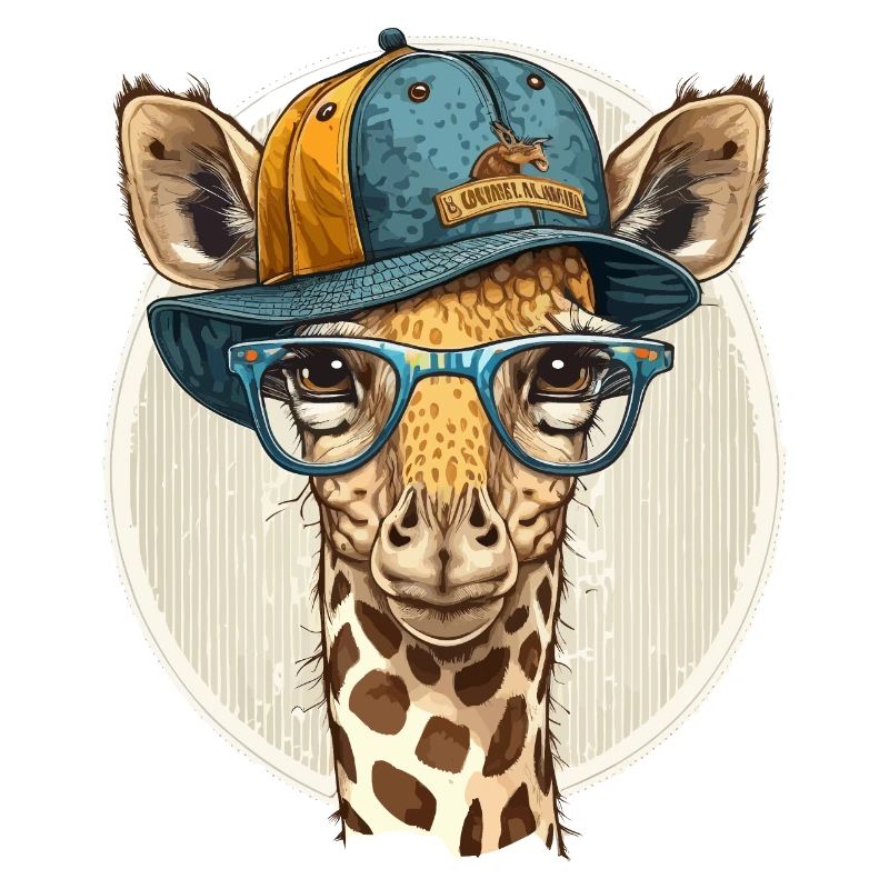 Girafe à la mode