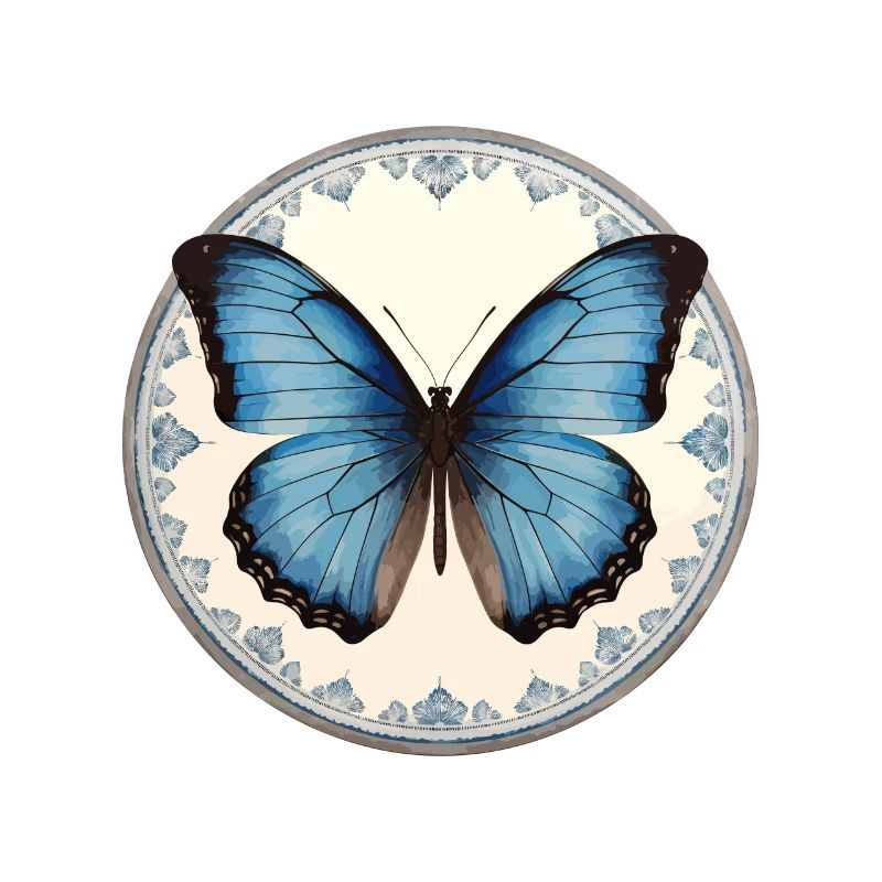 Morpho Papillon Bleu
