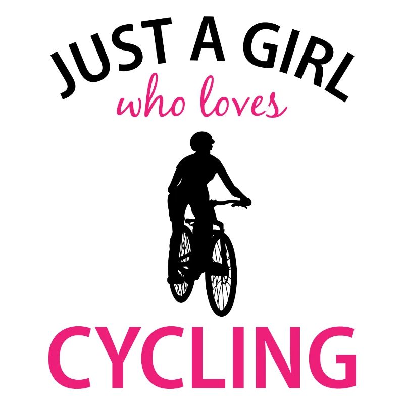 Radfahrerin Spruch Radfahren Geschenk Mädchen