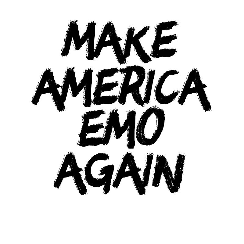 Mach Amerika Emo wieder Grunge Goth Emo