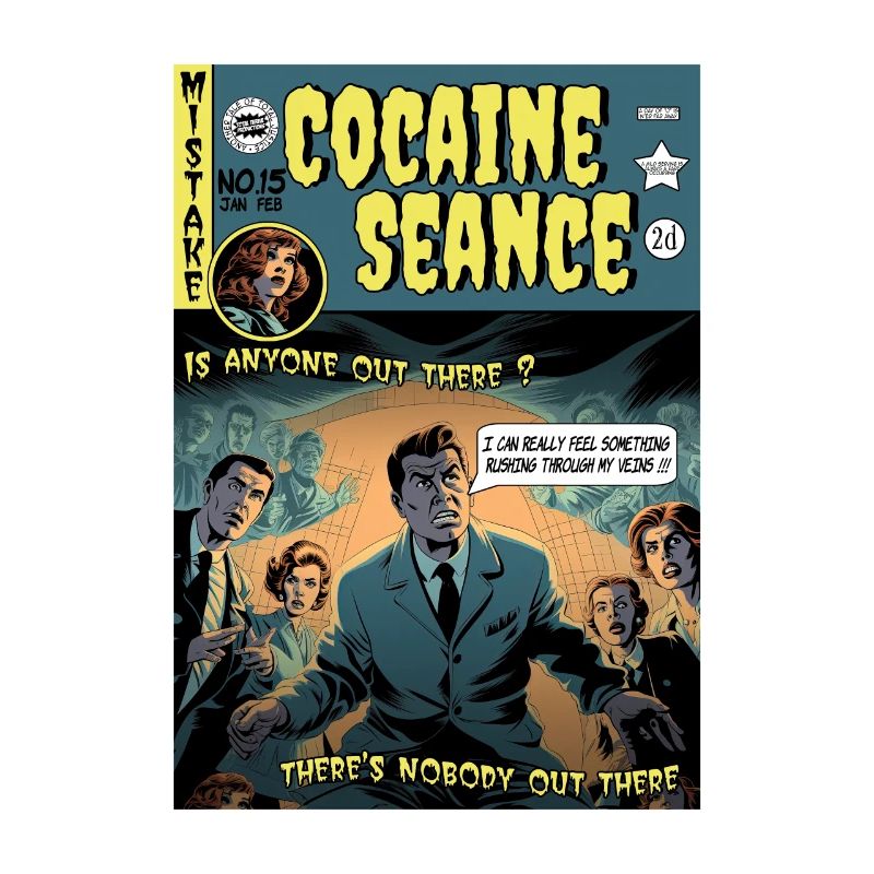 Retro Horror Comic - Kokain Seance