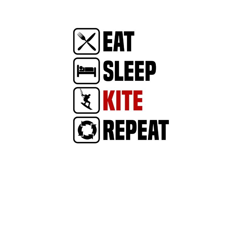 Eating, sleeping, kiting, repeating