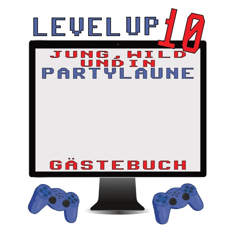 10. Geburtstag Mädchen & Junge Gästebuch